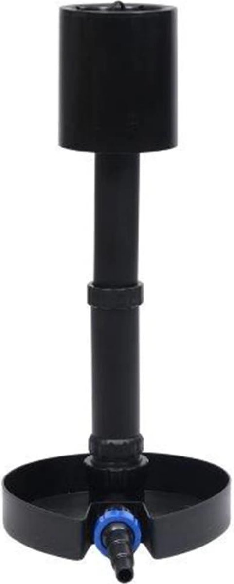 Vidaxl Oppervlakteskimmer Vijver Staand - Zwart