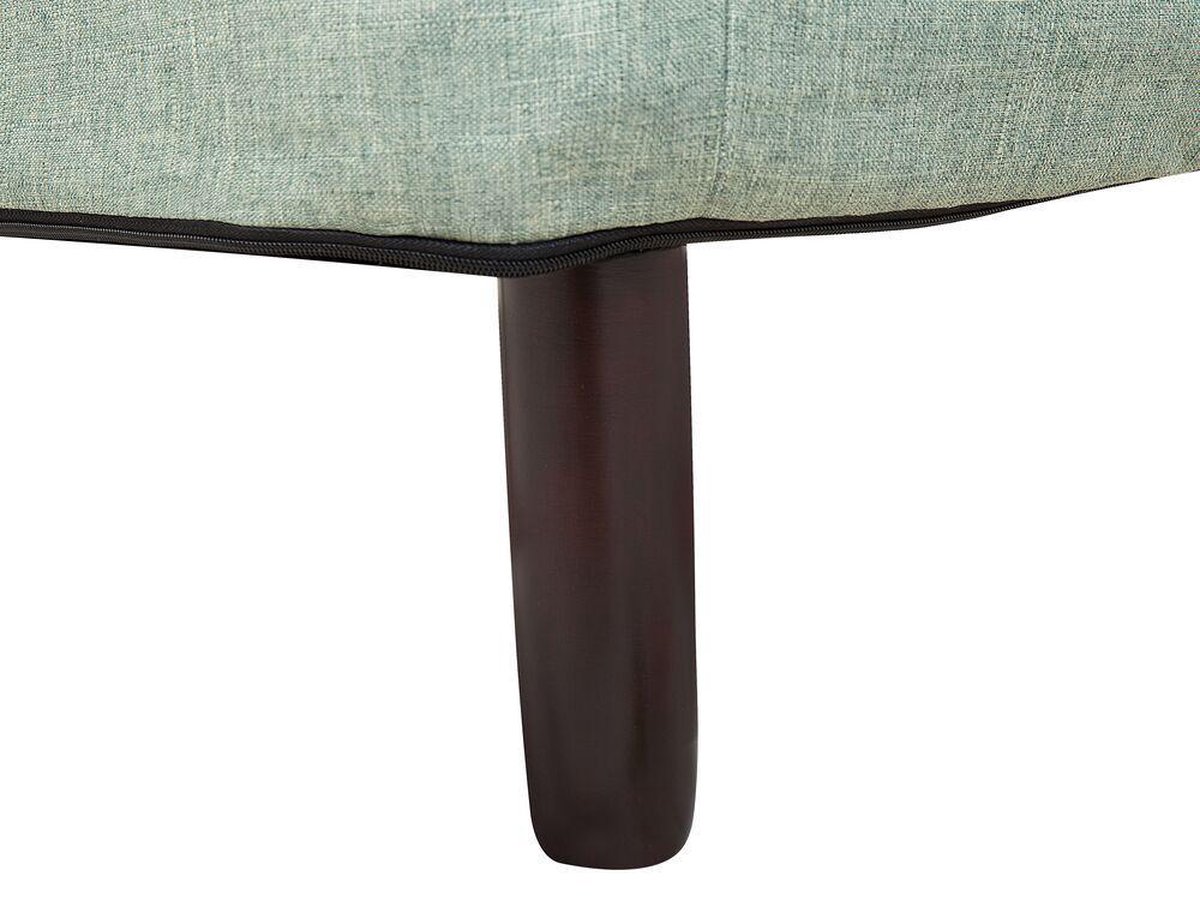 Beliani Oland Fauteuil Met Hocker Polyester 52 X 65 Cm - Groen