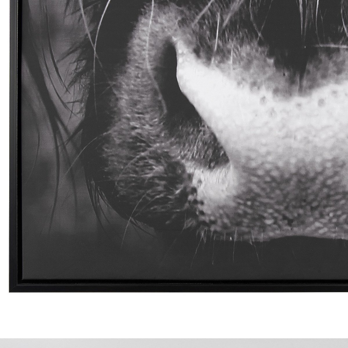 Beliani Galeata Wanddecoratie Polyester 5 X 63 Cm - Zwart