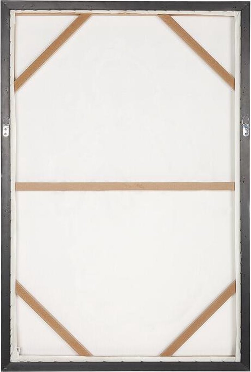 Beliani Galeata Wanddecoratie Polyester 5 X 63 Cm - Zwart