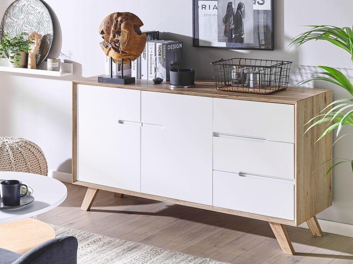 Beliani Forester Sideboard Mdf 40 X 140 Cm - Bruin