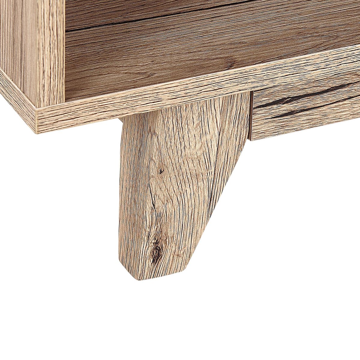 Beliani Spencer Nachtkastje Mdf 40 X 50 Cm - Bruin