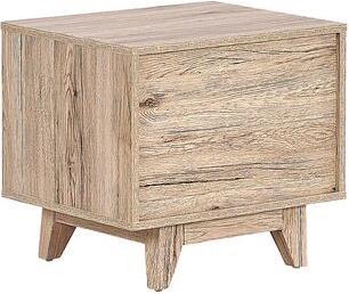 Beliani Spencer Nachtkastje Mdf 40 X 50 Cm - Bruin