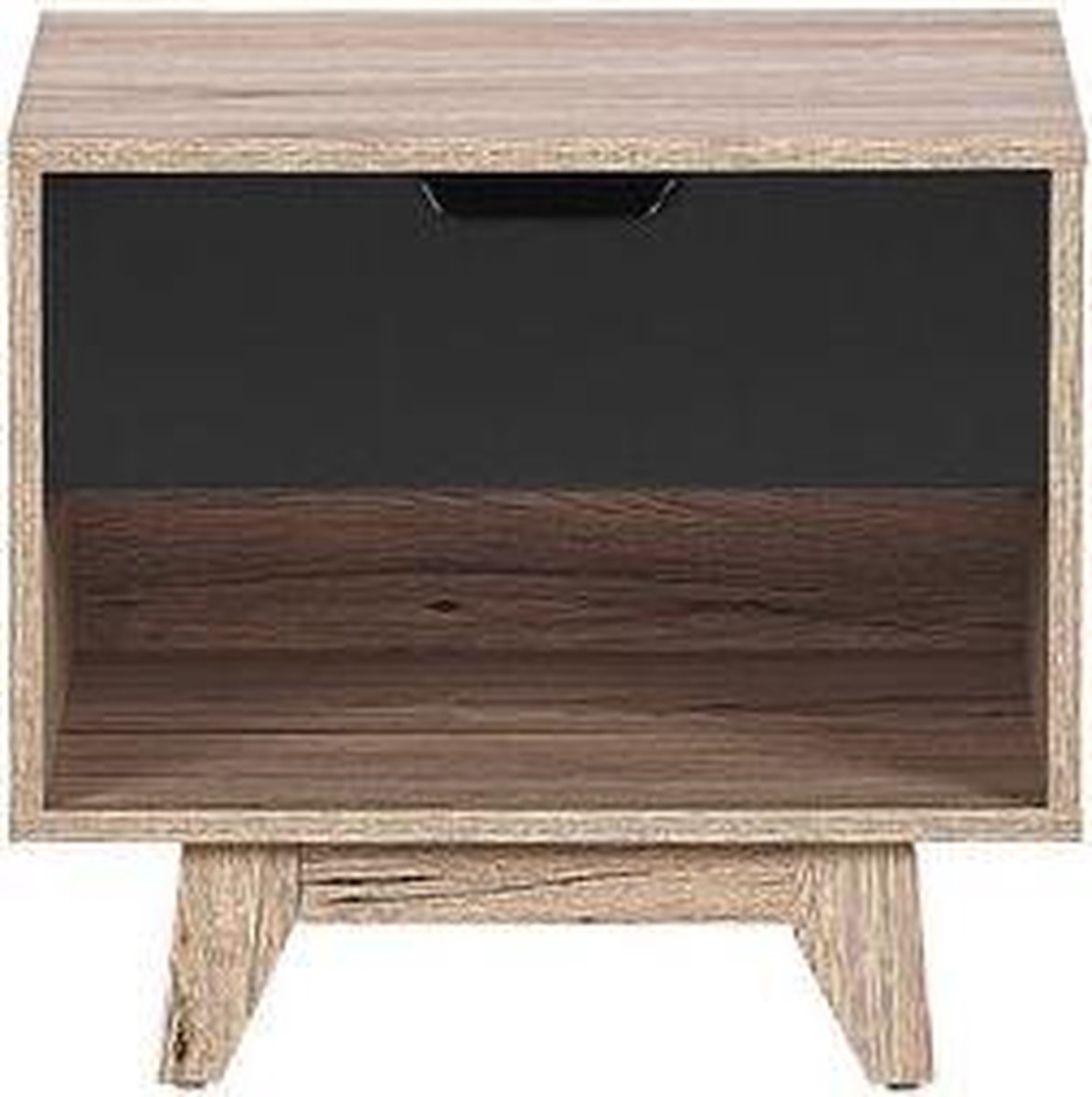 Beliani Spencer Nachtkastje Mdf 40 X 50 Cm - Bruin