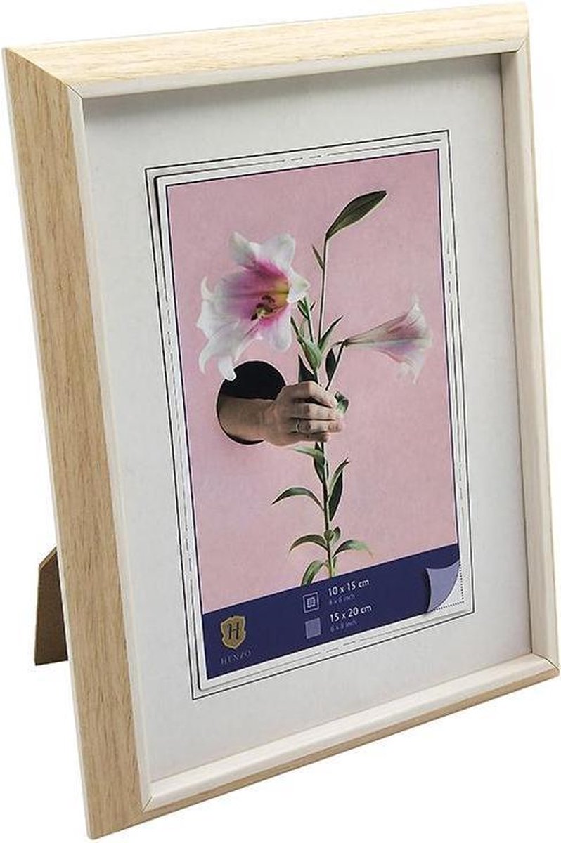 Henzo Fotolijst - Lily - Fotomaat 15x20 Cm - Naturel - Bruin