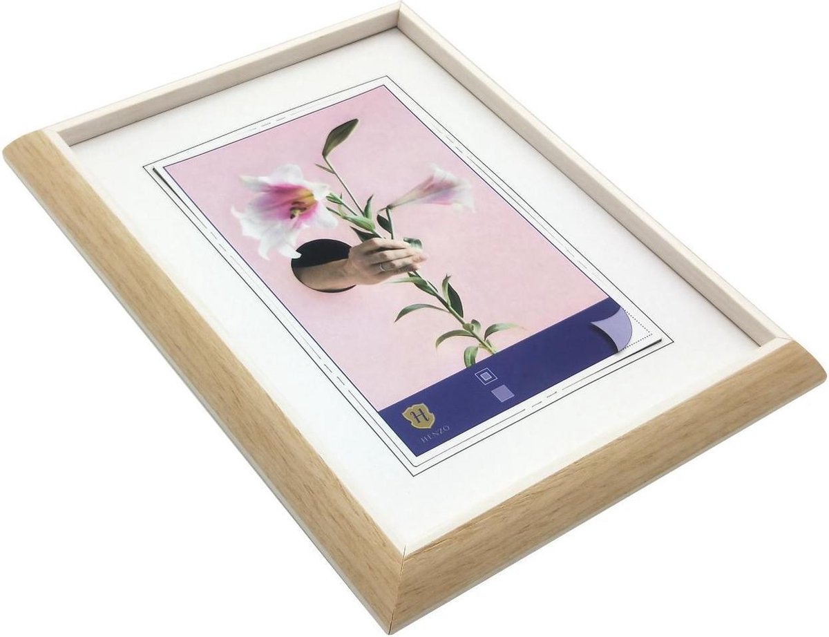 Henzo Fotolijst - Lily - Fotomaat 15x20 Cm - Naturel - Bruin