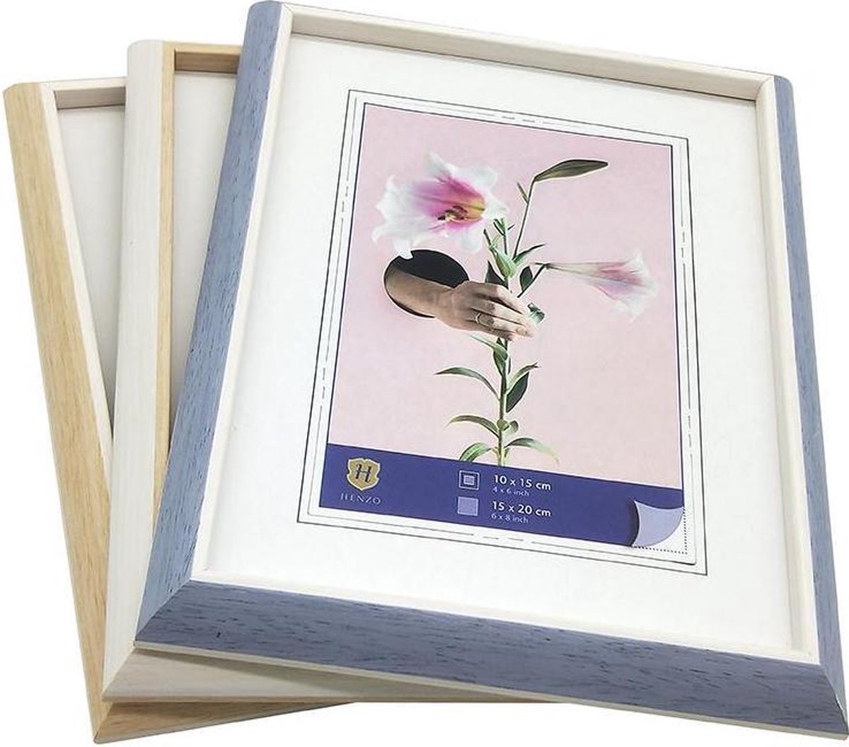 Henzo Fotolijst - Lily - Fotomaat 15x20 Cm - Naturel - Bruin