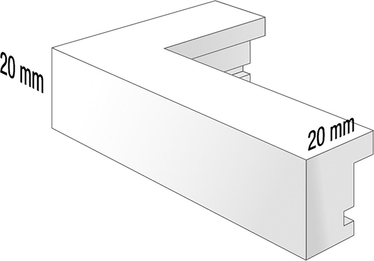 Henzo Fotolijst - Modern - Fotomaat 60x90 Cm - Licht - Bruin