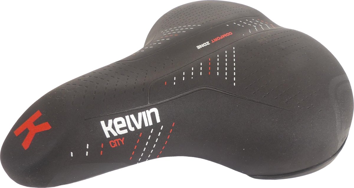 Wittkop Zadel Kelvin City Comfort Met Verwarming 27 X 19 Cm - Zwart