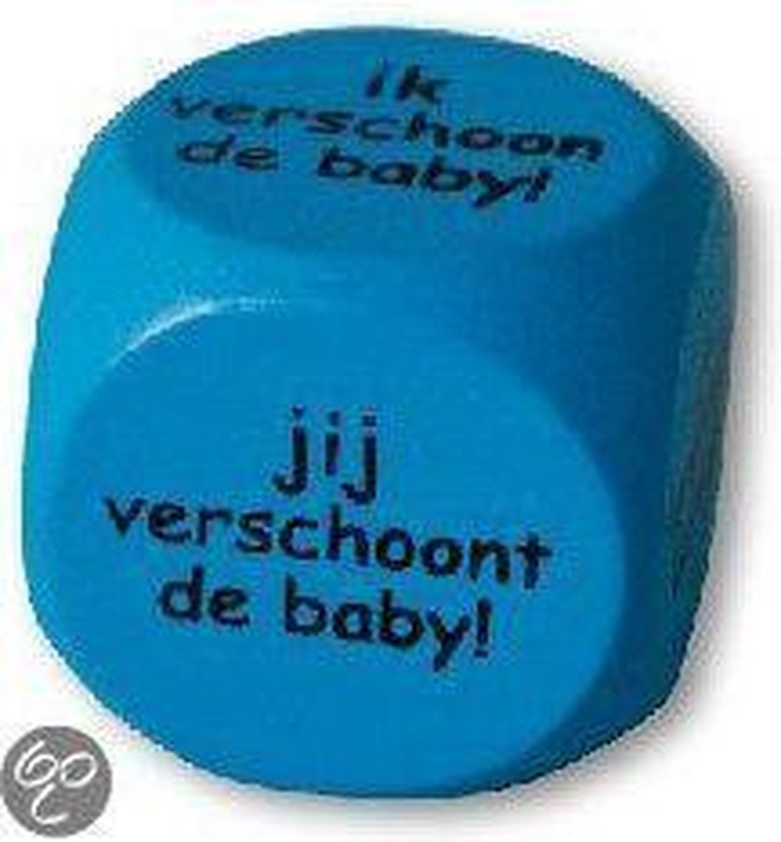 Paper Dreams Dobbelsteen Ik/jij Verschoont Baby 2,5 Cm Hout - Blauw