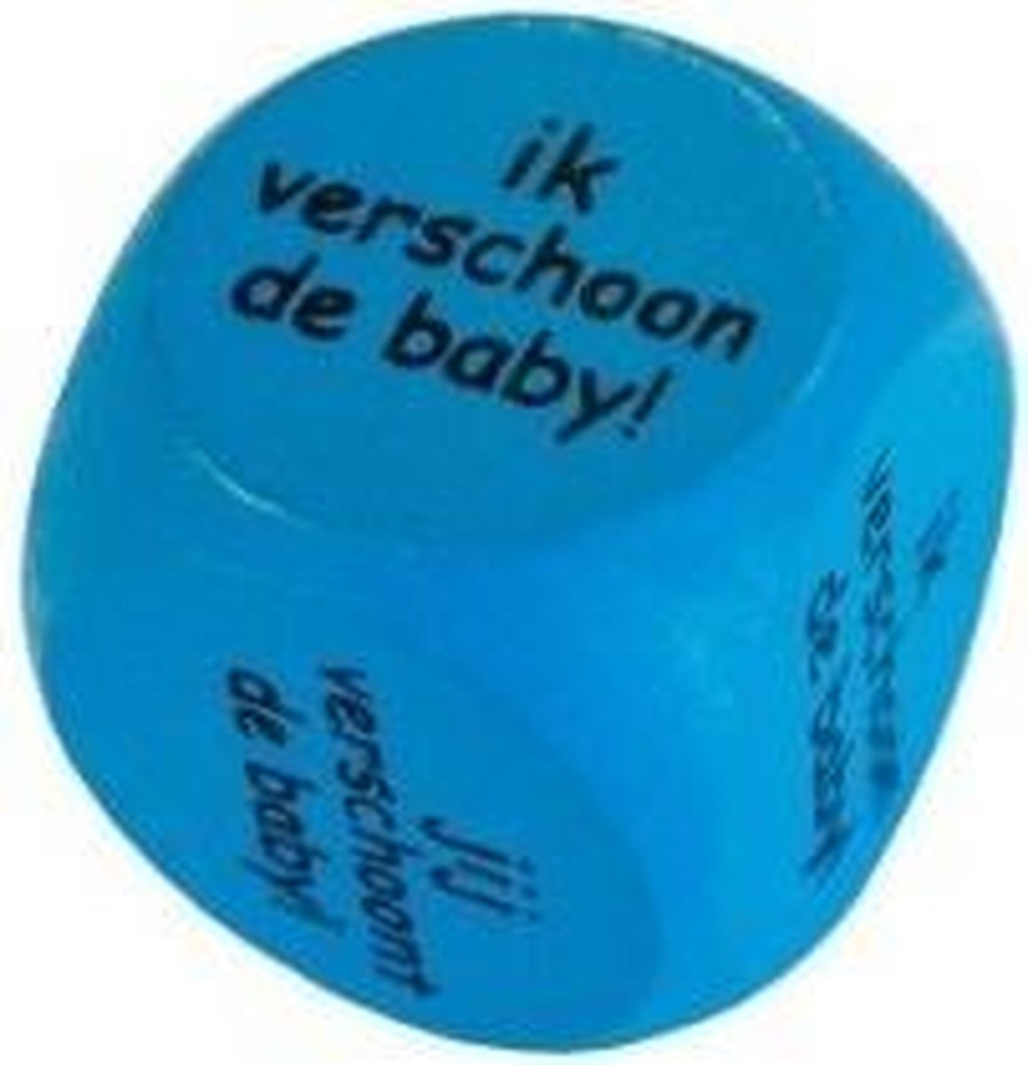 Paper Dreams Dobbelsteen Ik/jij Verschoont Baby 2,5 Cm Hout - Blauw