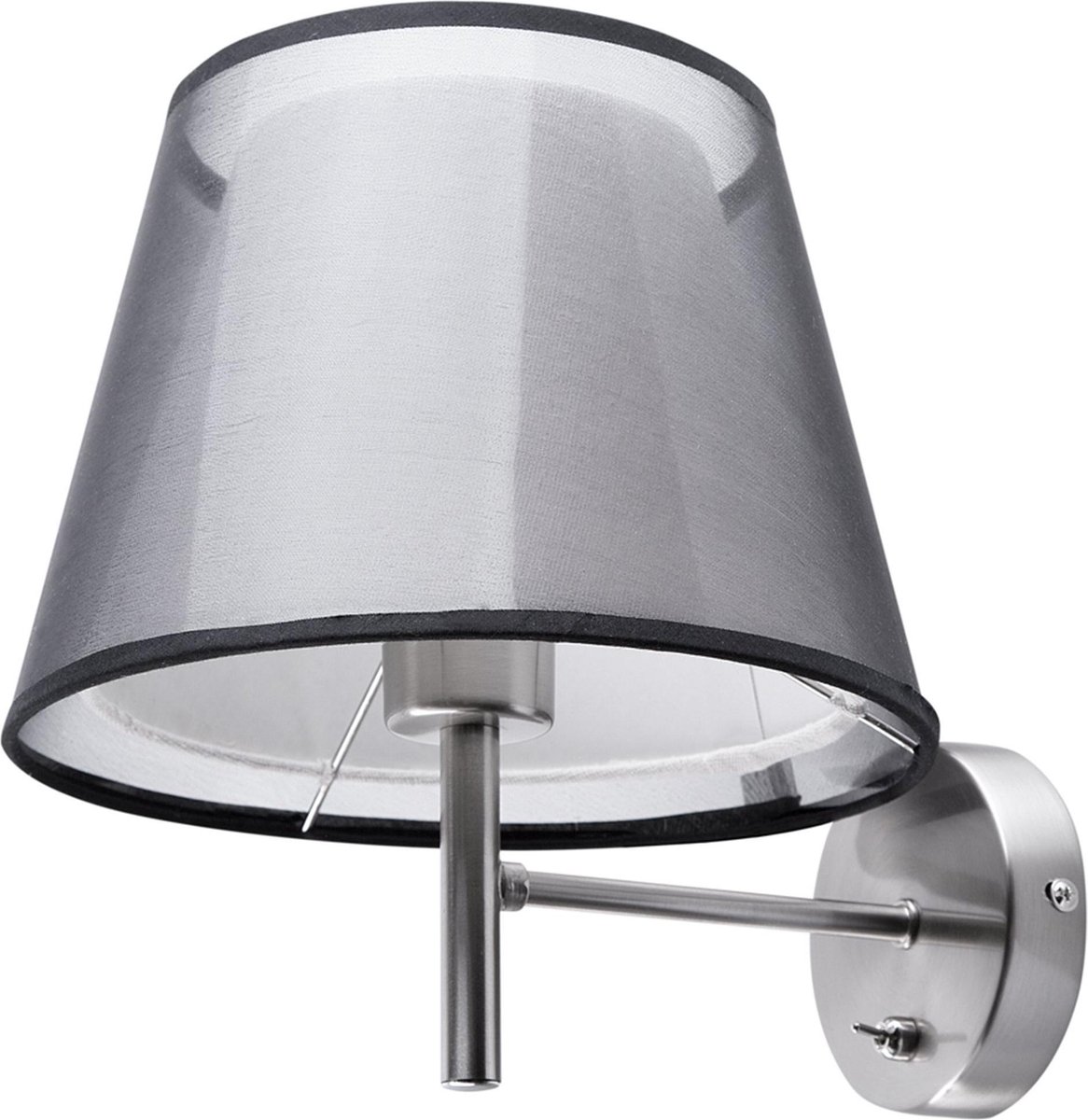 Beliani Columbia Wandlamp Metaal 18 X 16 Cm - Gris