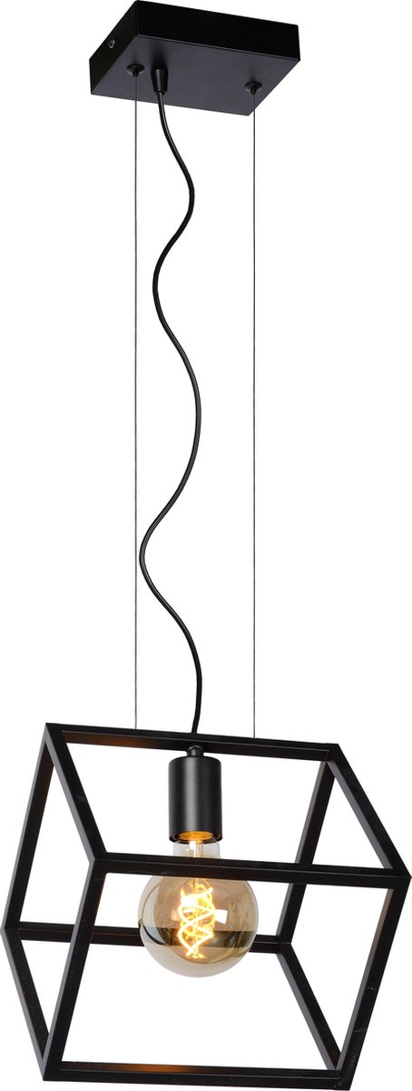 Lucide Fabian Hanglamp 1xe27 - Zwart