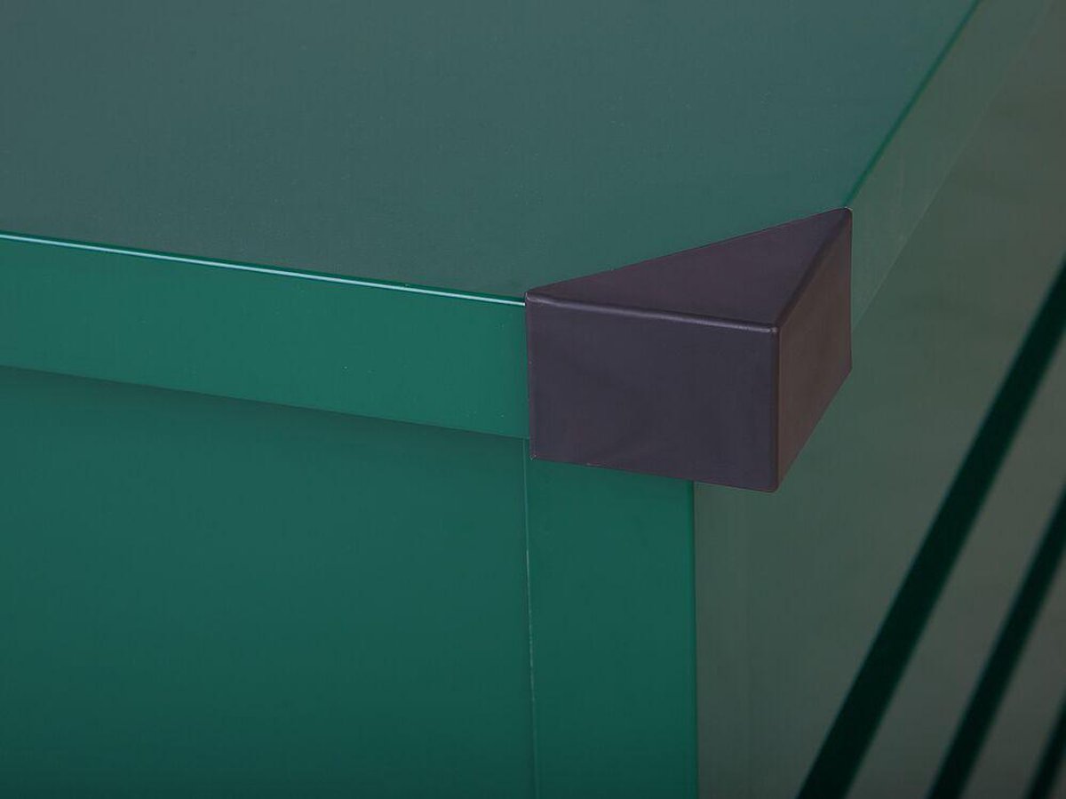 Beliani Cebrosa Kussenbox Staal 62 X 132 Cm - Groen