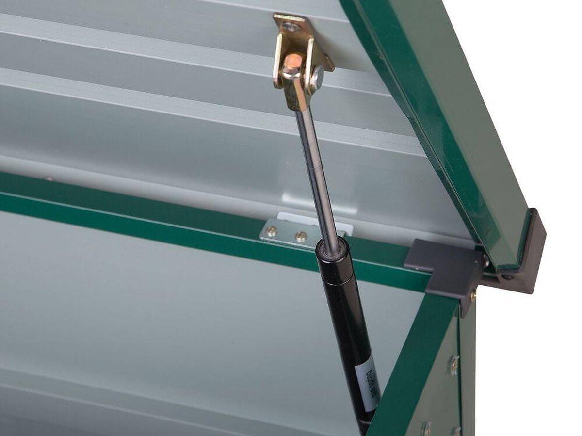 Beliani Cebrosa Kussenbox Staal 62 X 132 Cm - Groen