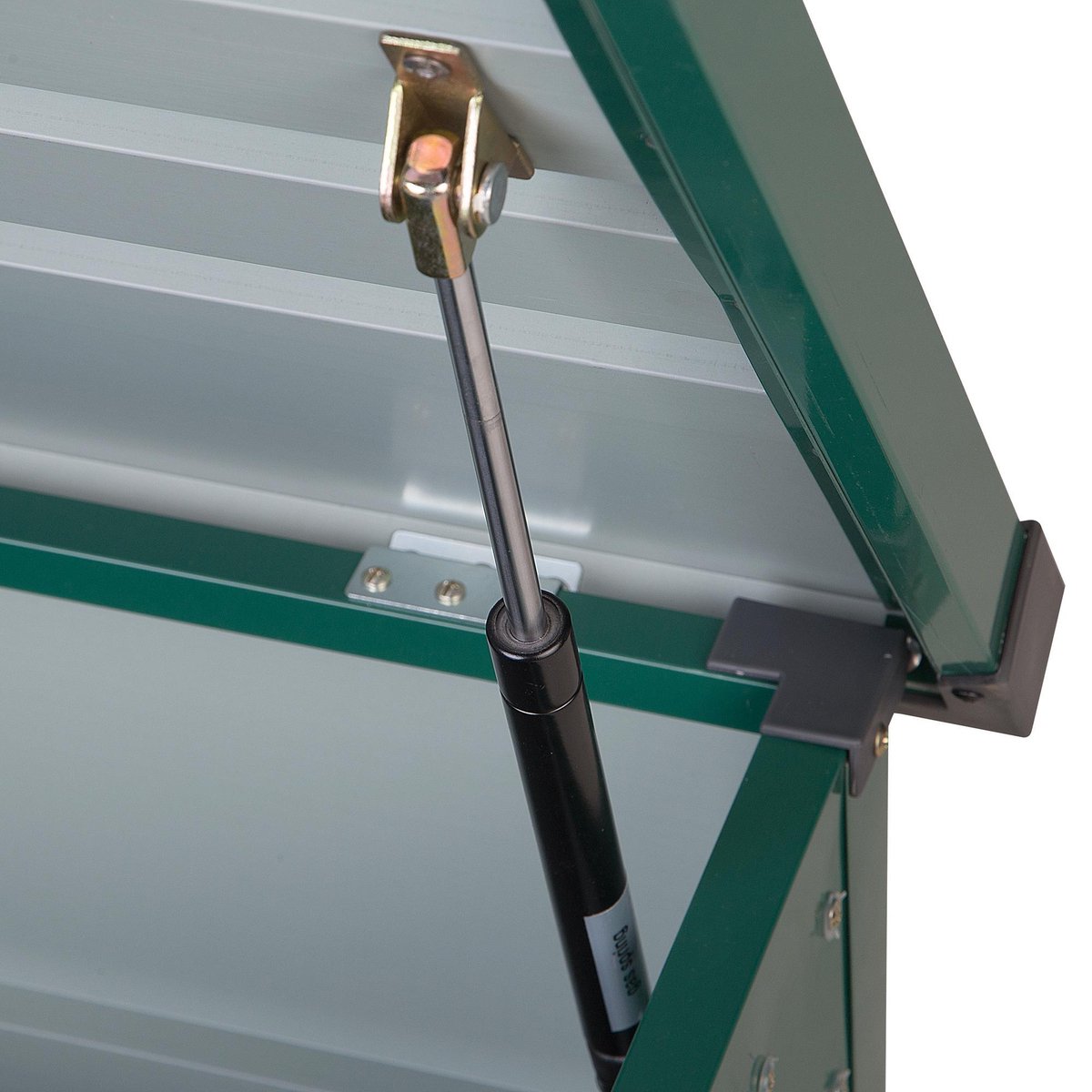 Beliani Cebrosa Kussenbox Staal 62 X 132 Cm - Groen