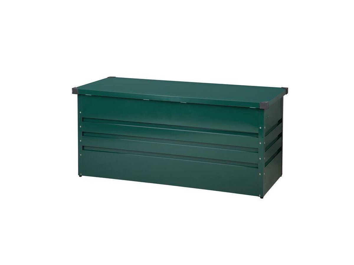 Beliani Cebrosa Kussenbox Staal 62 X 132 Cm - Groen