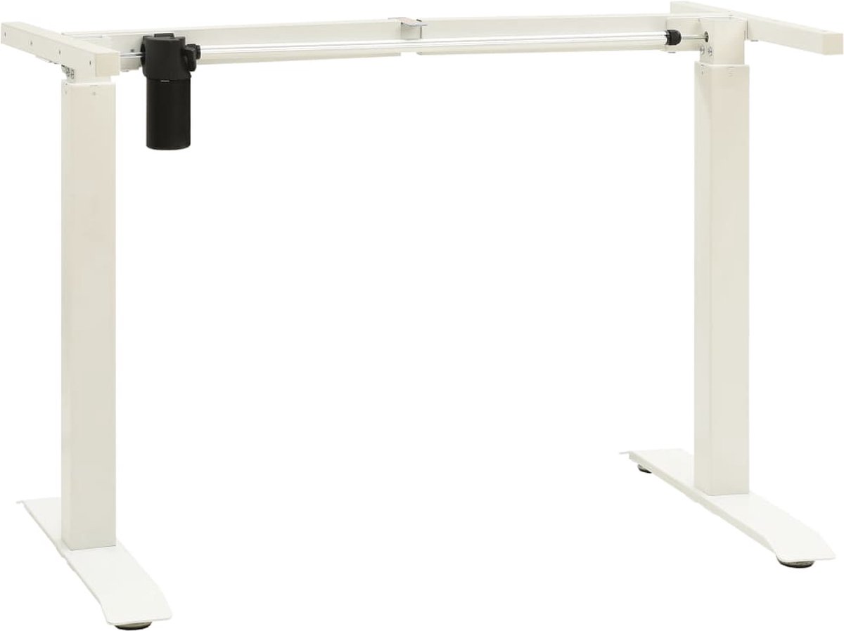 Vidaxl Zit-stabureauframe Elektrisch Gemotoriseerd - Blanco