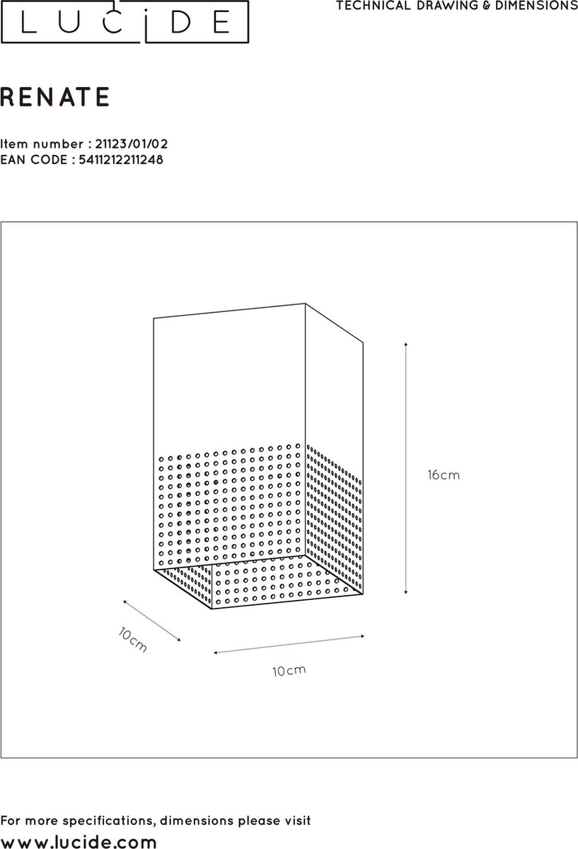 Lucide Renate Plafonnière - Goud