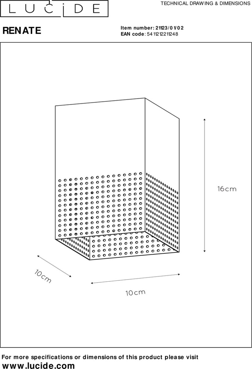 Lucide Renate Plafonnière - Goud