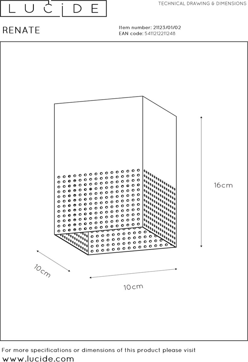 Lucide Renate Plafonnière - Goud