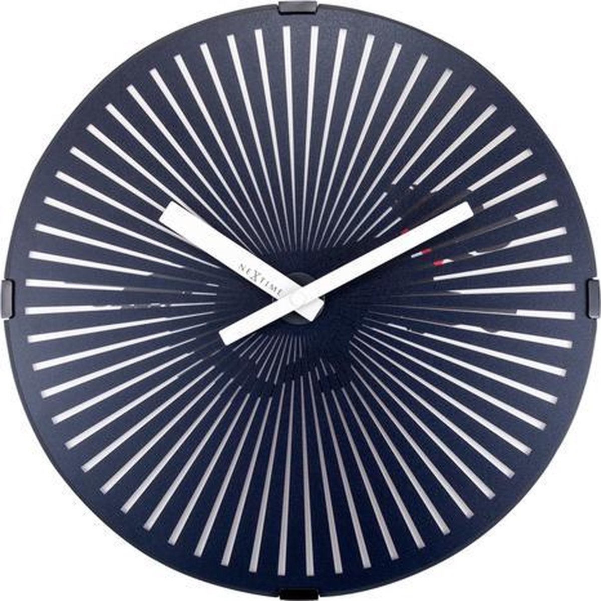 Nextime Rennende hond Wandklok Ø 25 cm - Zwart