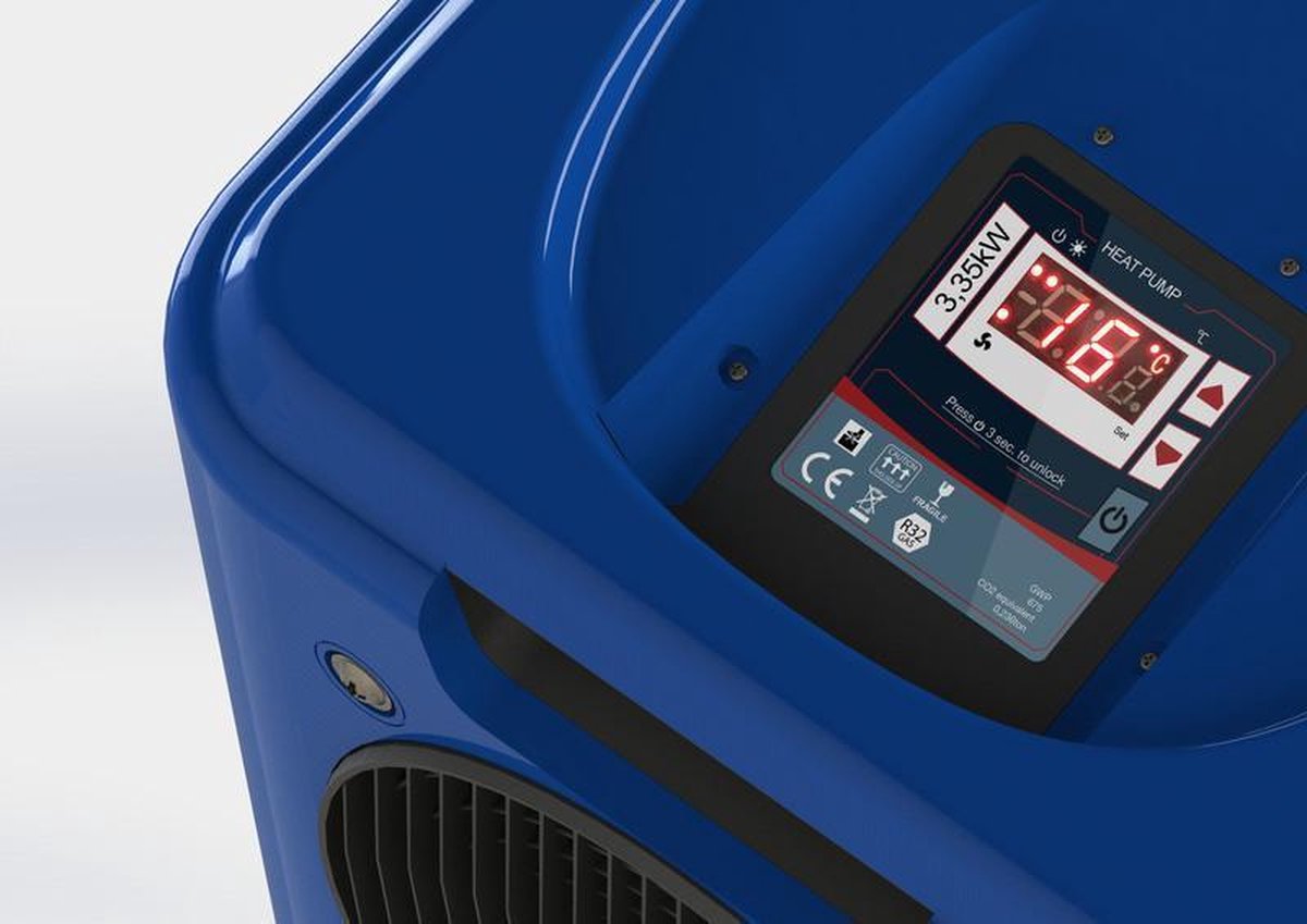 Hot Splash Warmtepomp 3,5 Kw - Blauw