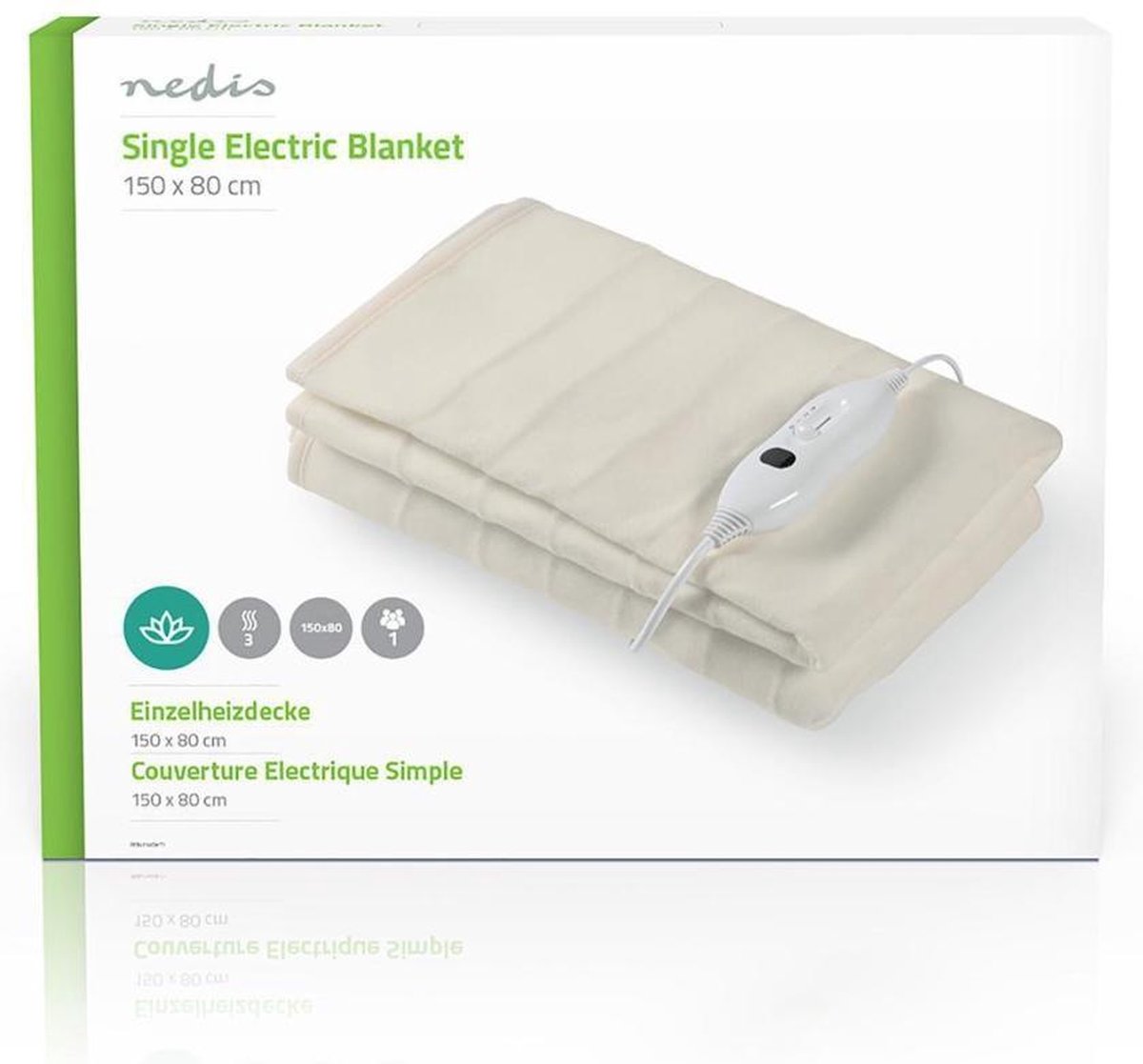 Nedis - Elektrische Deken - Wit