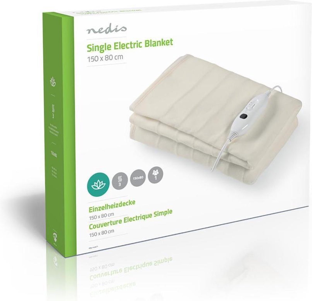 Nedis - Elektrische Deken - Wit