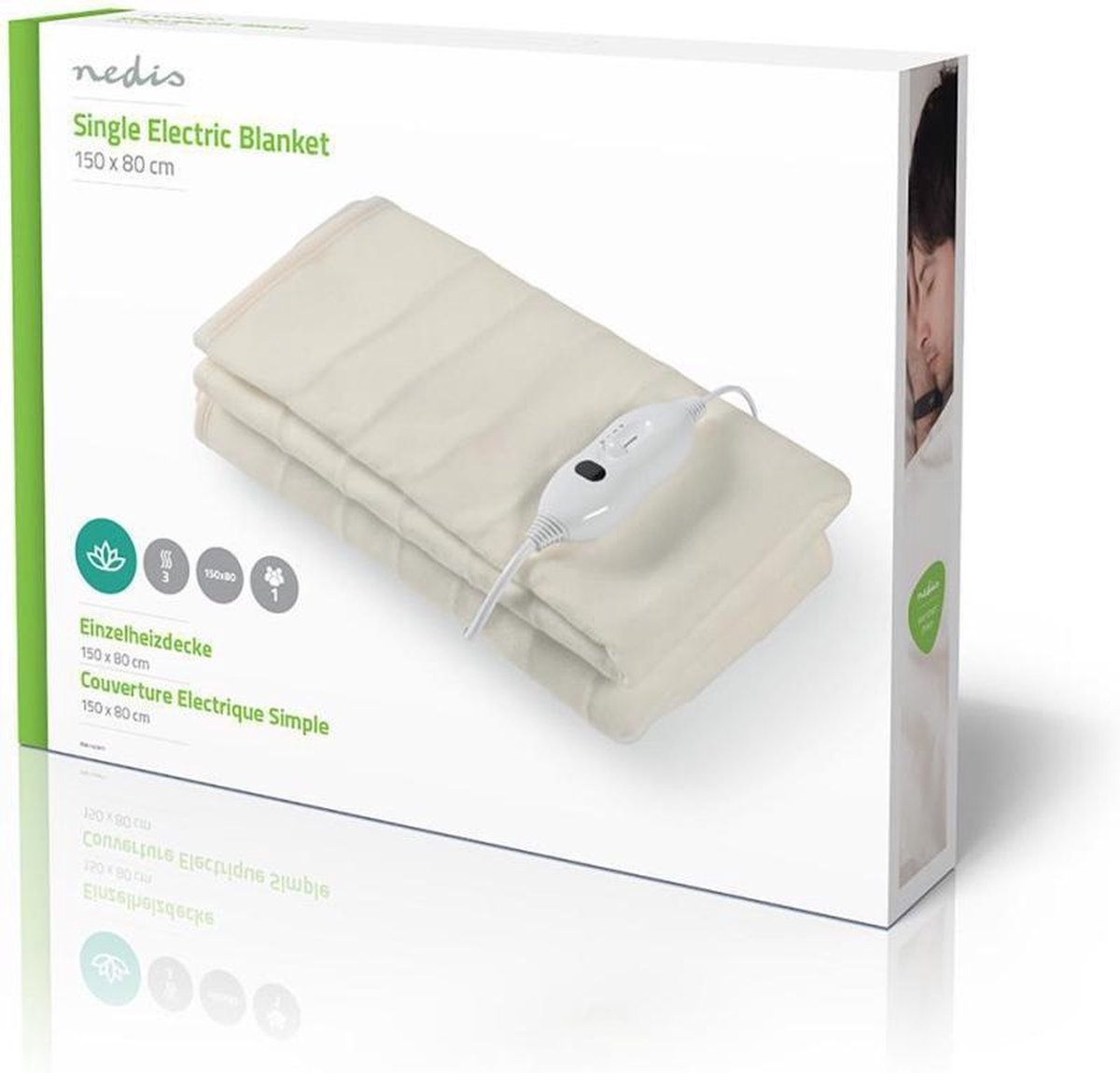 Nedis - Elektrische Deken - Wit