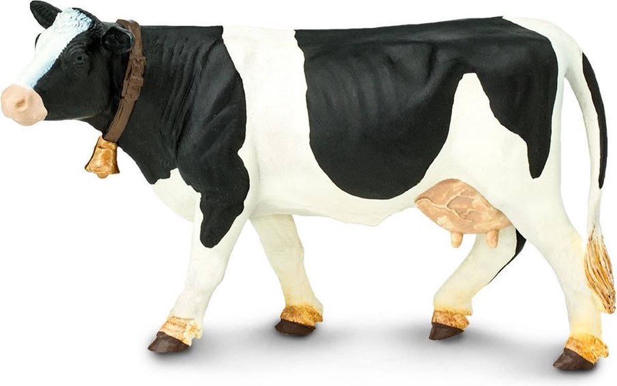 Safari Plastic Speelgoed Figuur Holstein-friesian Koe 12 Cm