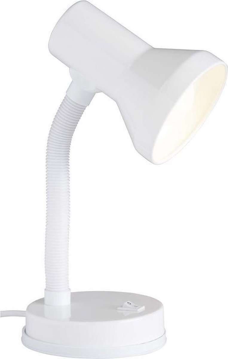 Brilliant Junior Flexibele Bureaulamp Hoogte 30 Cm Ø13 Cm E27 40w - Wit