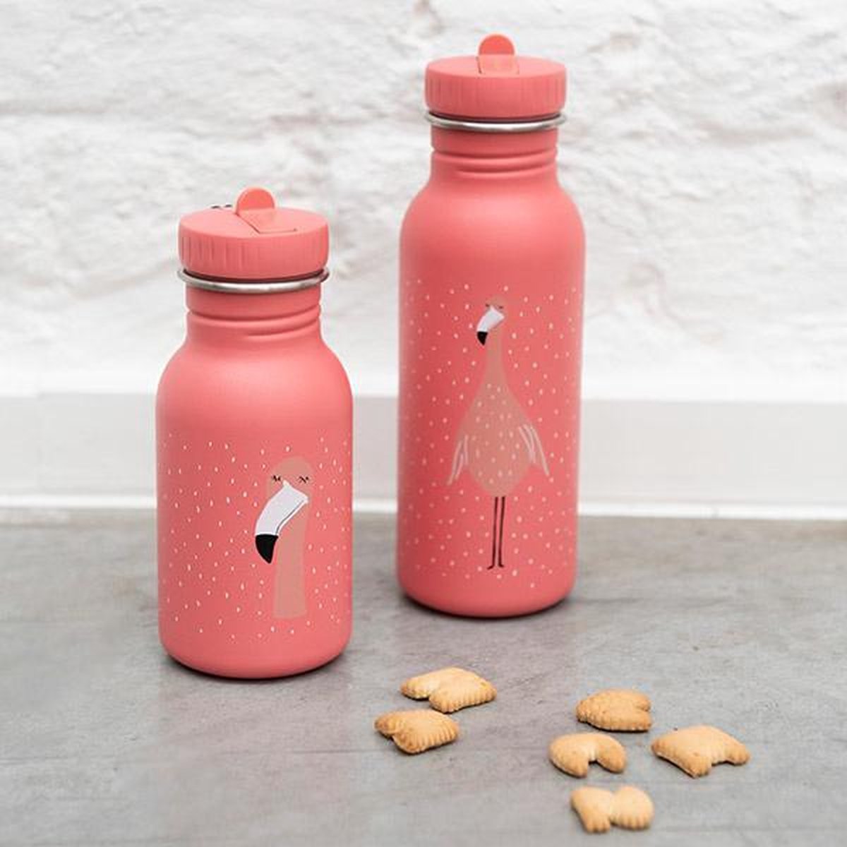 Trixie Drinkbeker Mrs. Flamingo Junior 350 Ml Rvs - Roze