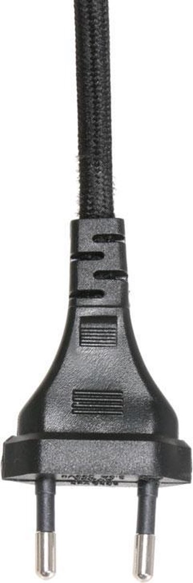 TRIO Tafellamp Hostel 33 X 22 Cm Staal/textiel/goud - Zwart