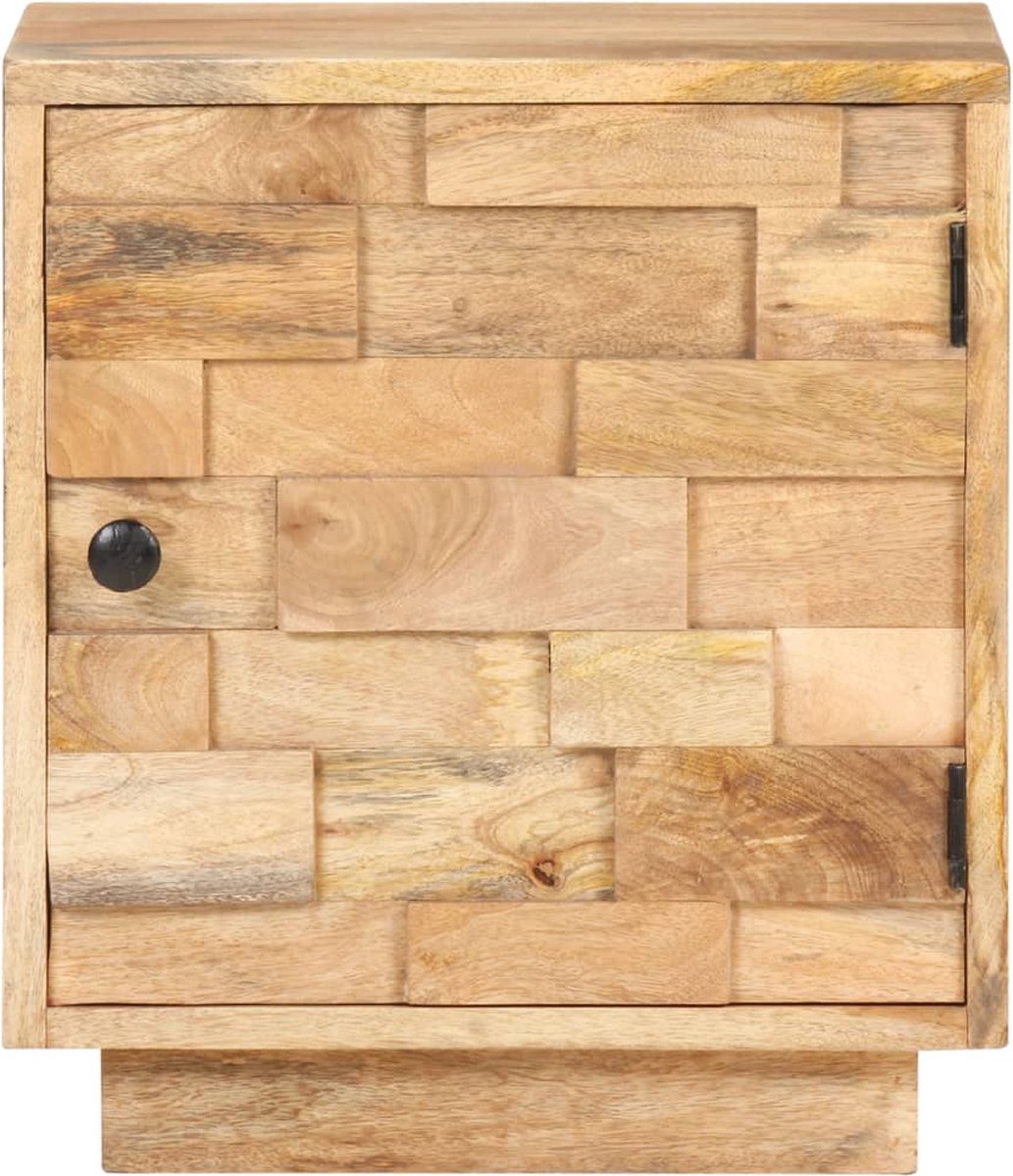 Vidaxl Nachtkastje 40x30x45 Cm Massief Mangohout - Bruin