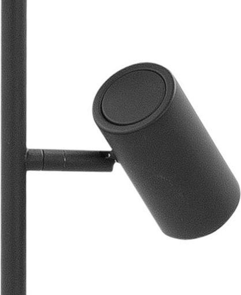 Highlight Vloerlamp Burgos 2 Lichts H 142 Cm - Zwart