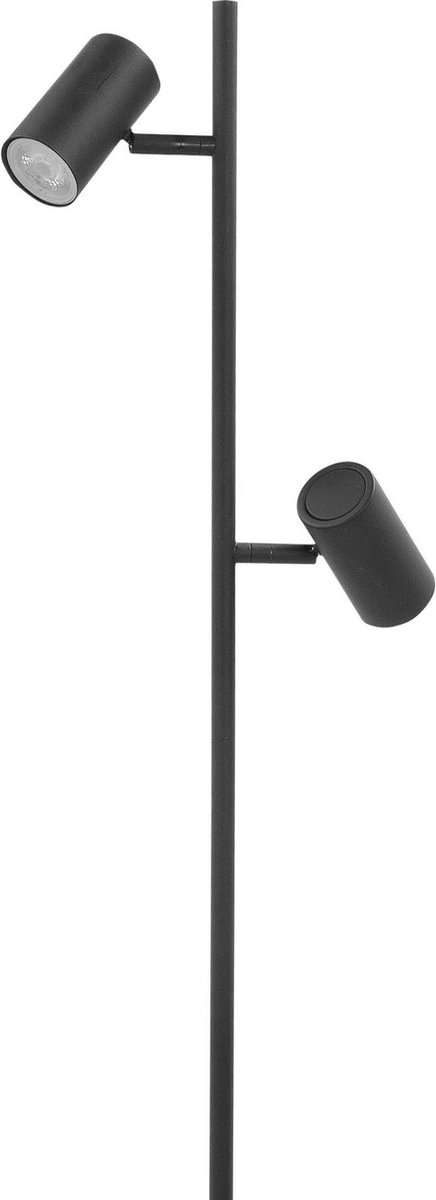Highlight Vloerlamp Burgos 2 Lichts H 142 Cm - Zwart