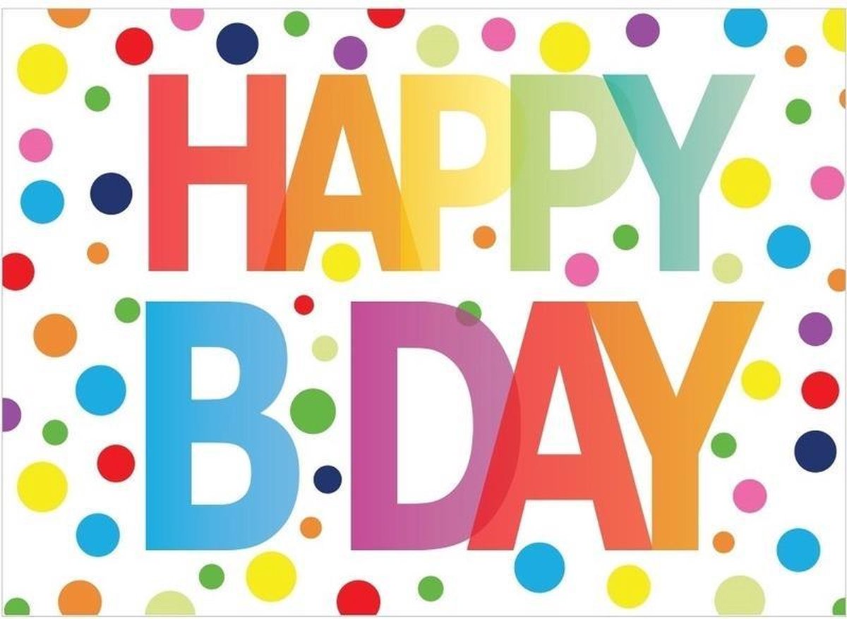 Bellatio Decorations Cadeau Setje Pluche/witte Kat/poes Knuffel 32 Cm Met Grote A5 Formaat Happy Birthday Wenskaart - Zwart