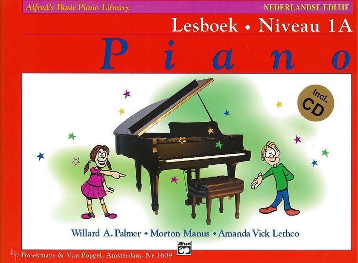 Alfreds Music Publishing Basic Piano Library 1a lesboek