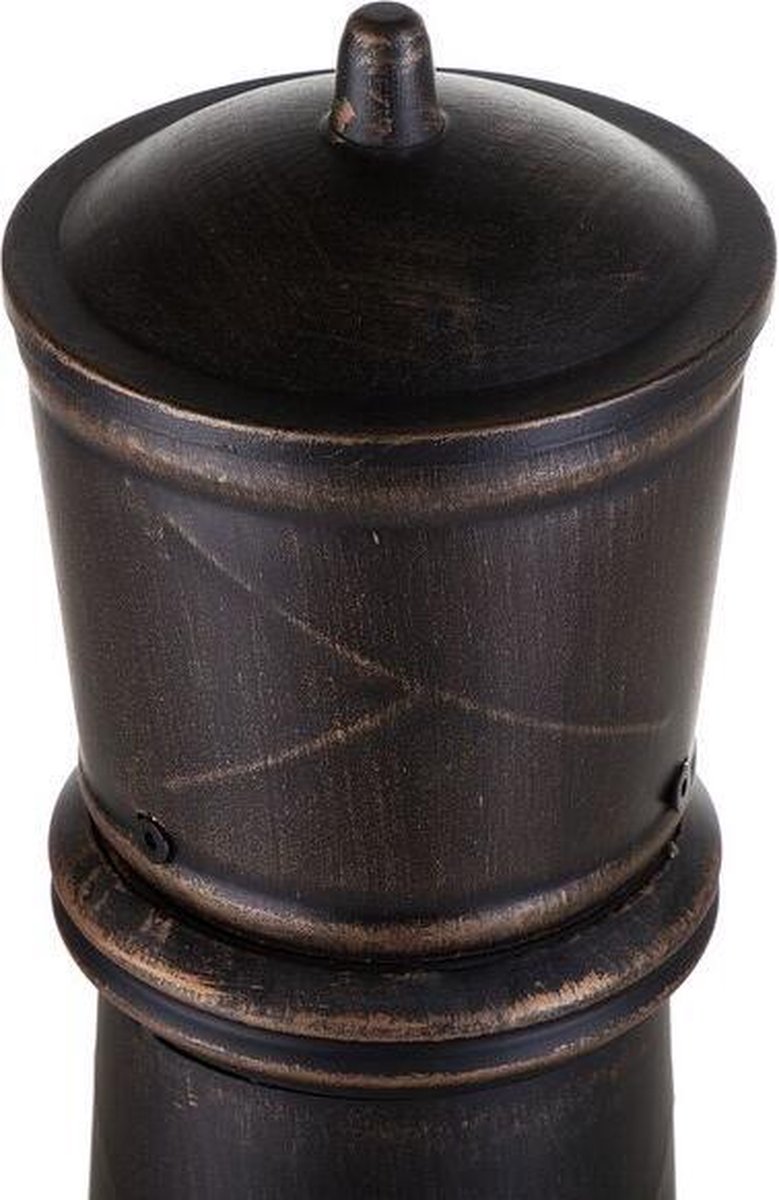 Beliani Tacora Vuurkorf Staal 37 X 37 Cm - Goud