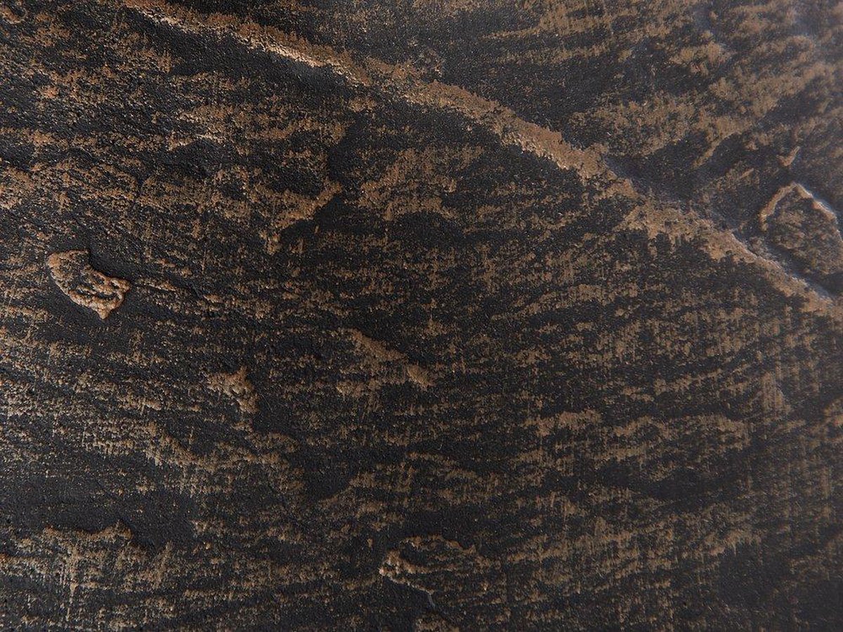 Beliani Tacora Vuurkorf Staal 37 X 37 Cm - Goud