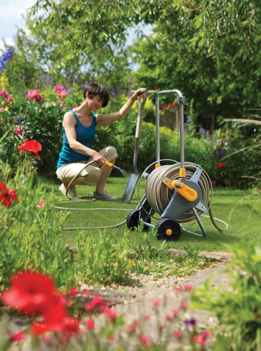 Hozelock Ultra Metal Cart Slangenwagen 30m