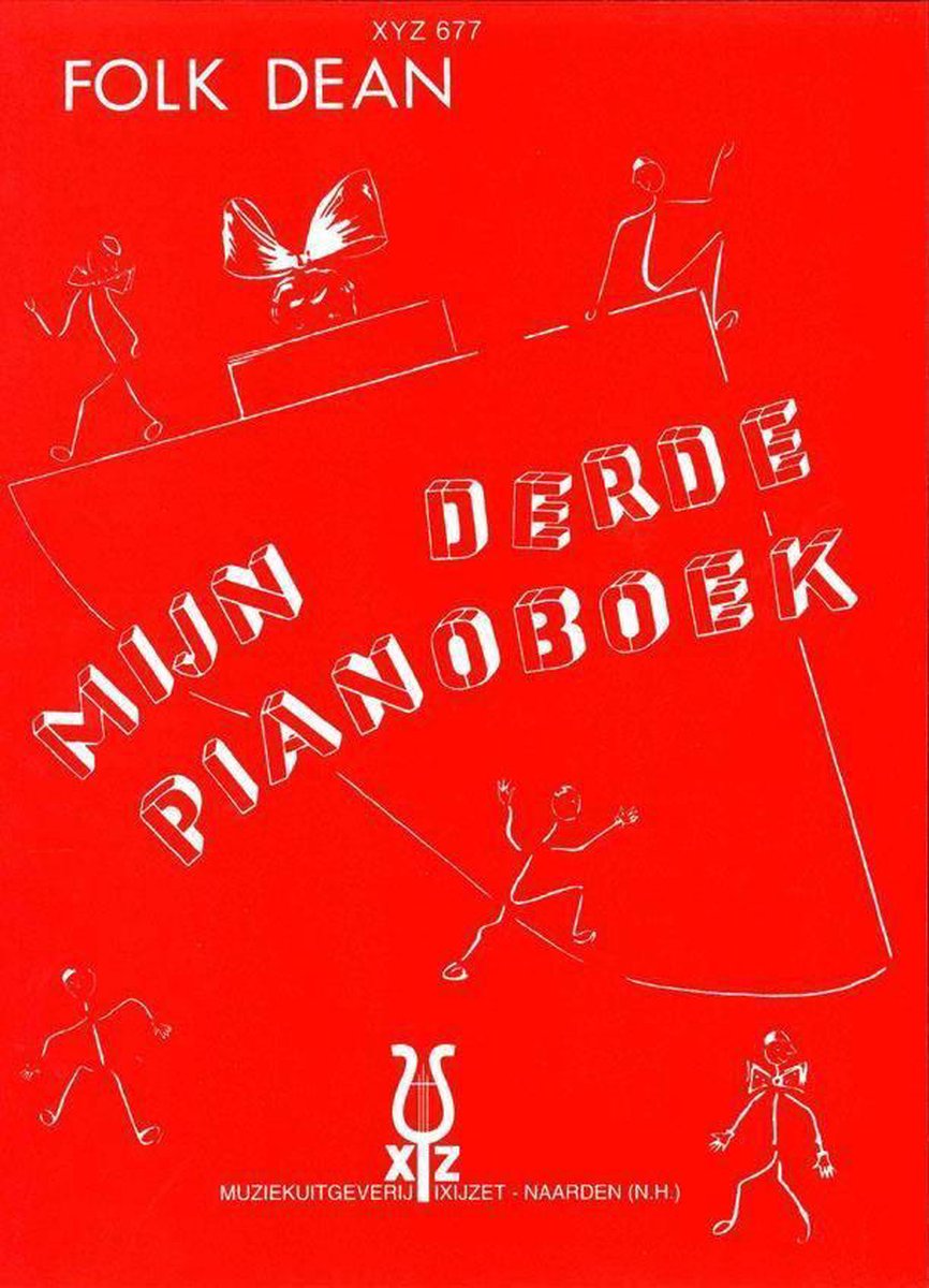 XYZ Uitgeverij Folk Dean Mijn Derde Pianoboek lesboek