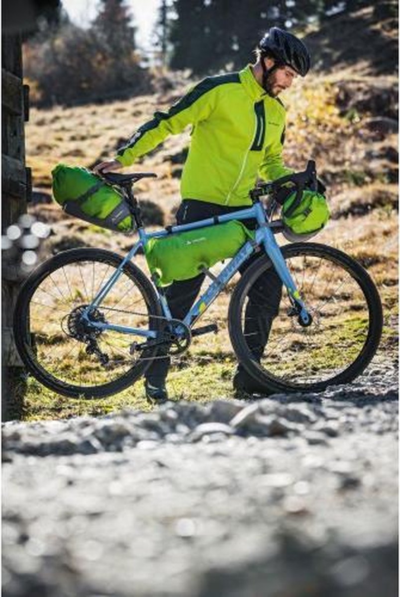 Vaude Zadeltas Trailsaddle 12L Zwart/ - Groen