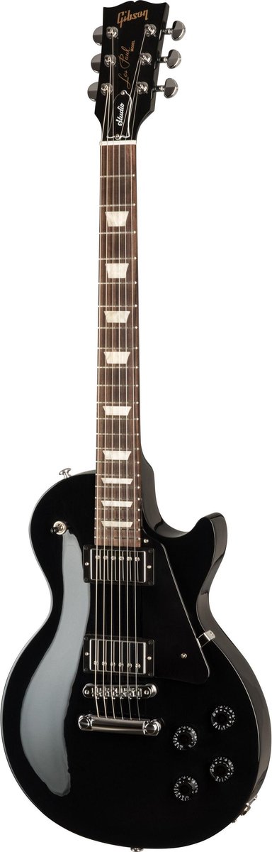 Gibson Modern Collection Les Paul Studio Ebony elektrische gitaar met soft shell case