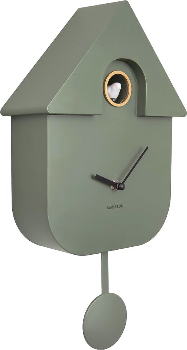 Karlsson Wandklok Cuckoo - Groen