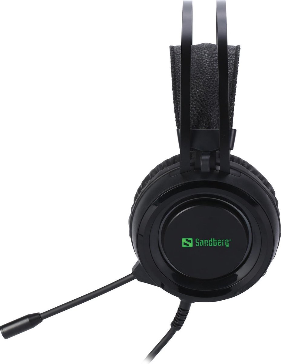 Sandberg 126-22 hoofdtelefoon/headset Hoofdband 3,5mm-connector - Zwart
