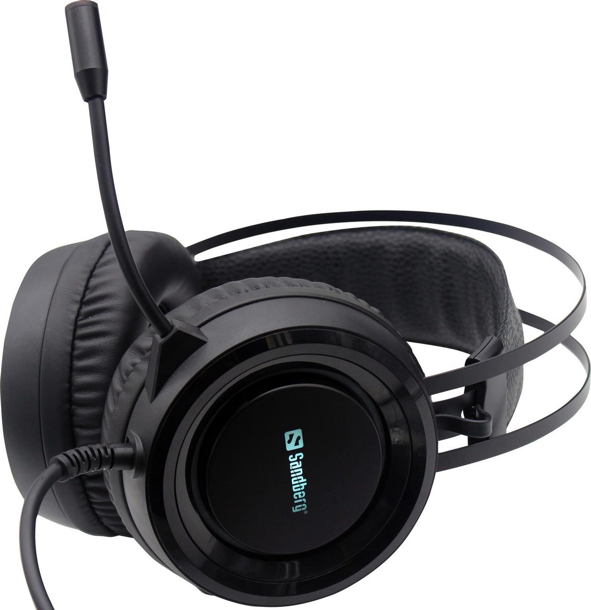 Sandberg 126-22 hoofdtelefoon/headset Hoofdband 3,5mm-connector - Zwart