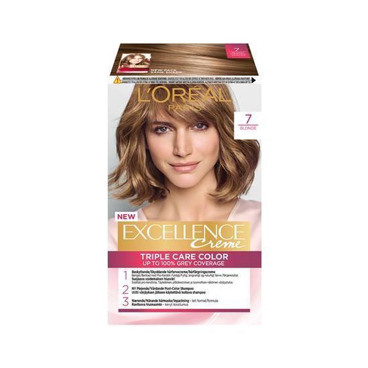 L´Oréal Paris L&apos;Oreal Haarverf Excellence Creme - 7 Middenblond - Grijs