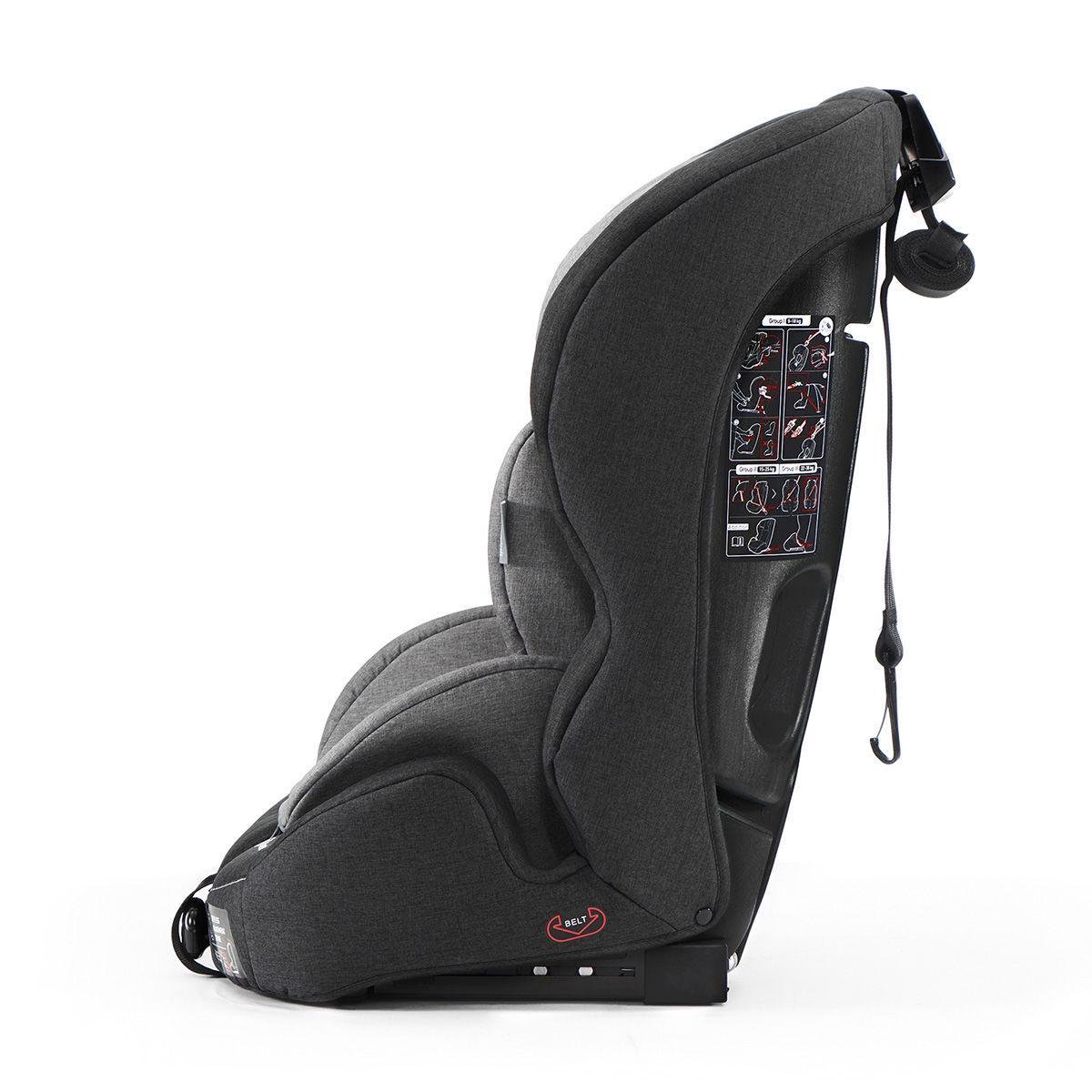 Kinderkraft Autostoel Safetyfix - Zwart / - Grijs
